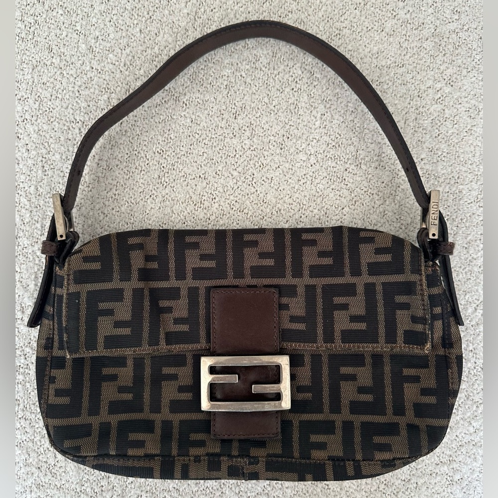 Fendi 1990/2000’s Zucca Baguette Handbag